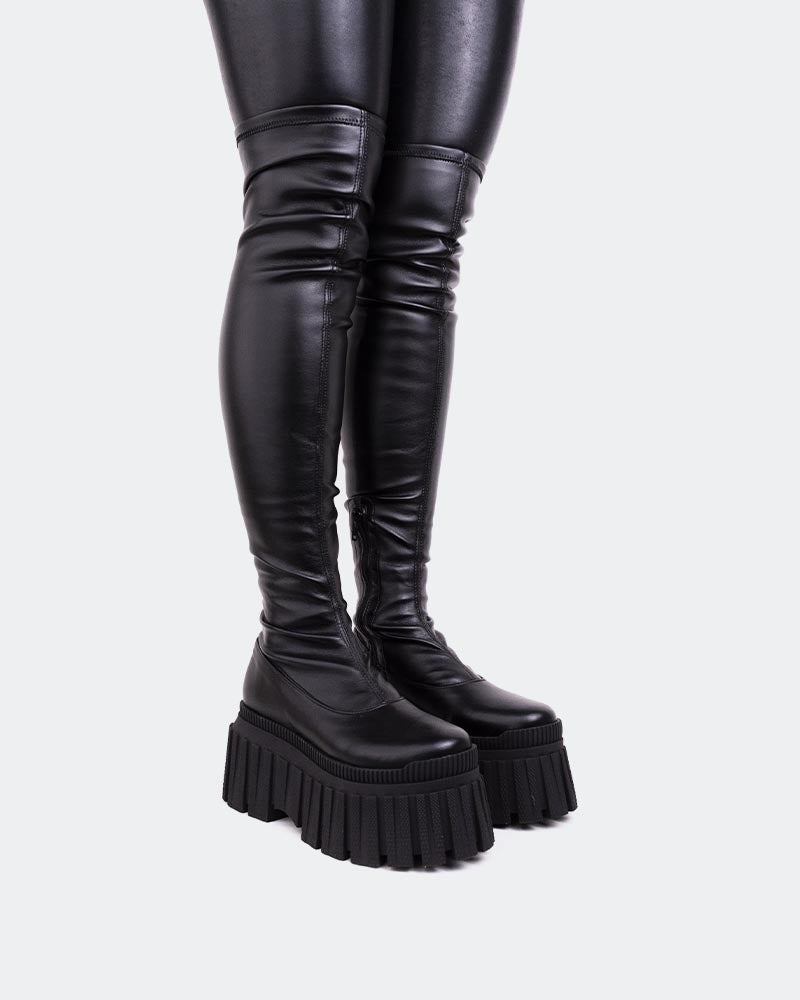 L'intervalle Letar Noir Stretch Noir