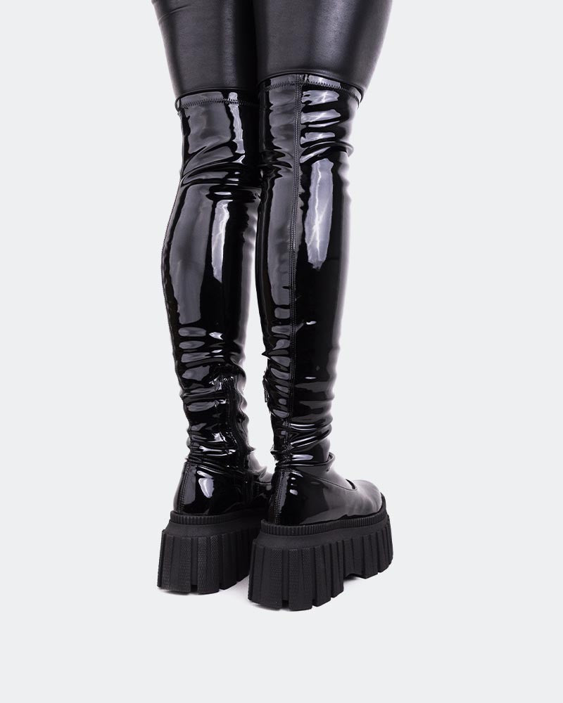 L'intervalle Letar Noir Verni Noir