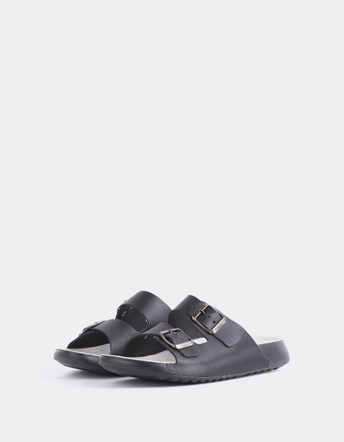 L'intervalle Letizia Noir Cuir Noir