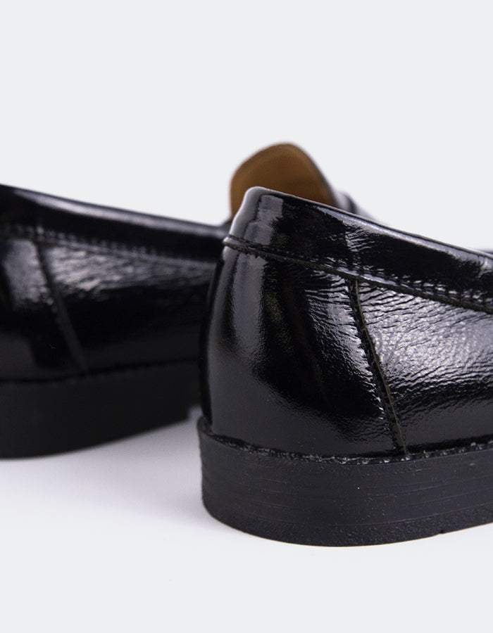 L'intervalle Lettine Noir Cuir Naplack Noir