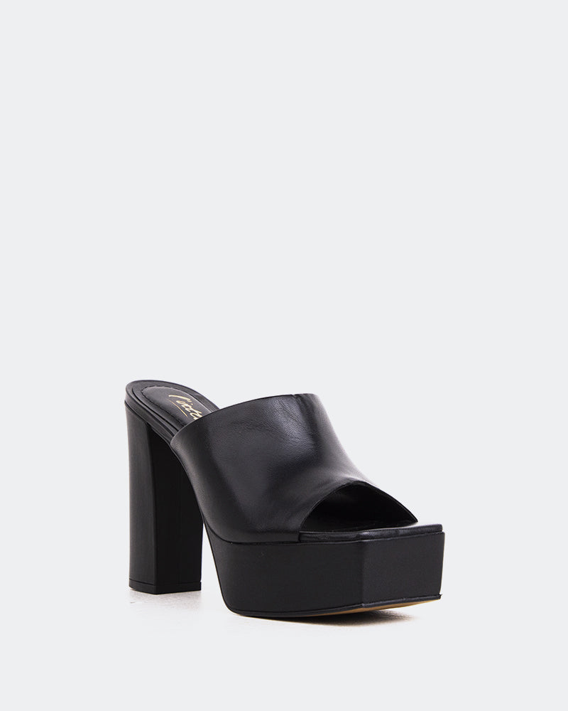 L'intervalle Leva Noir Cuir Noir