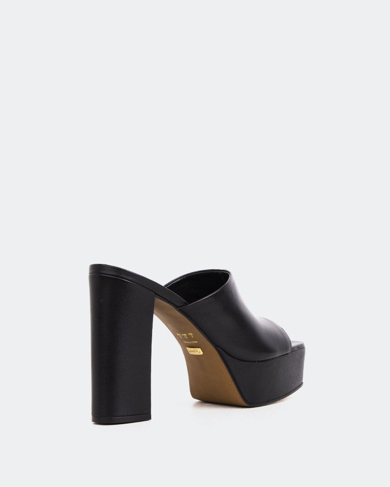 L'intervalle Leva Noir Cuir Noir