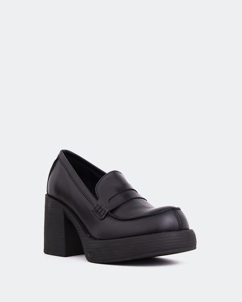 L'intervalle Levigne Noir Cuir Noir