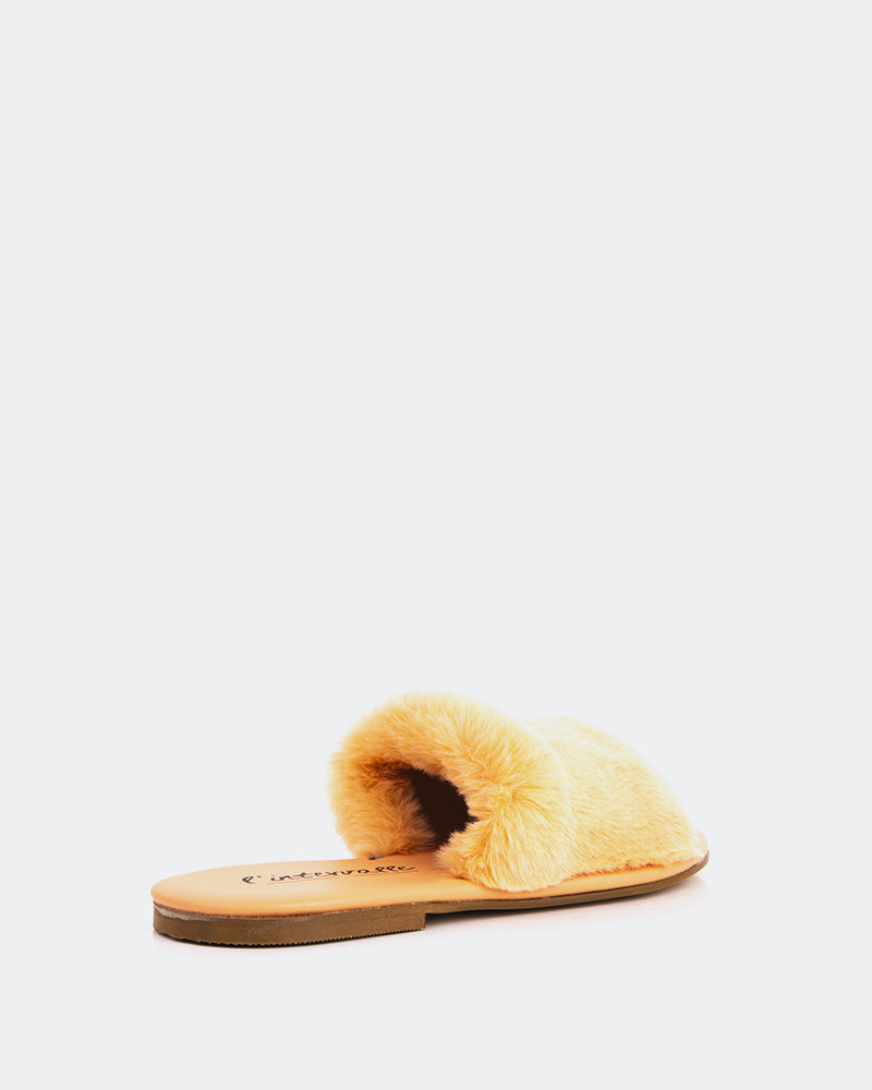 L'intervalle Lillet Orange Faux Fur Orange