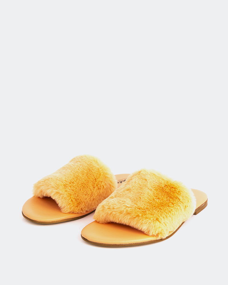 L'intervalle Lillet Orange Faux Fur Orange