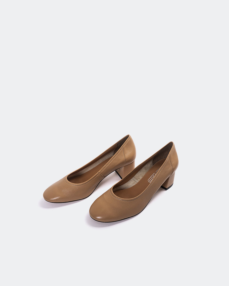 L'intervalle Lisbeth Chameau Cuir Amande