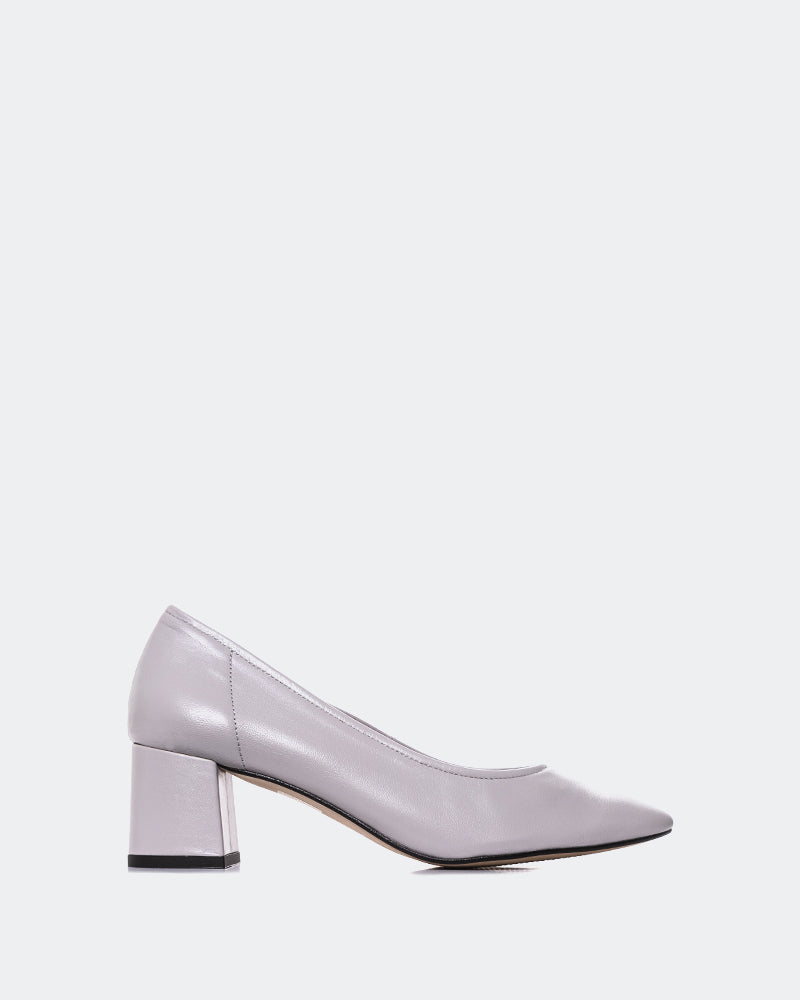 L'intervalle Lisbeth Cuir Gris Gris