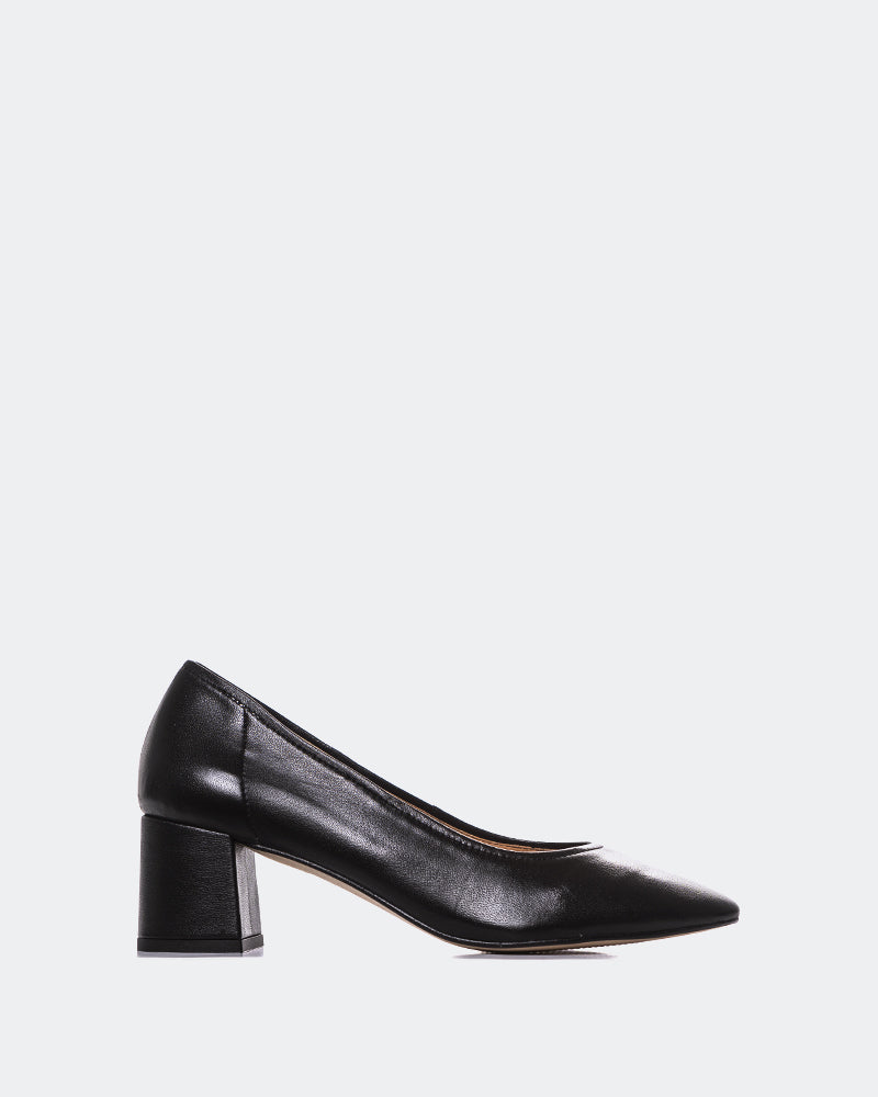 L'intervalle Lisbeth Noir Cuir Noir