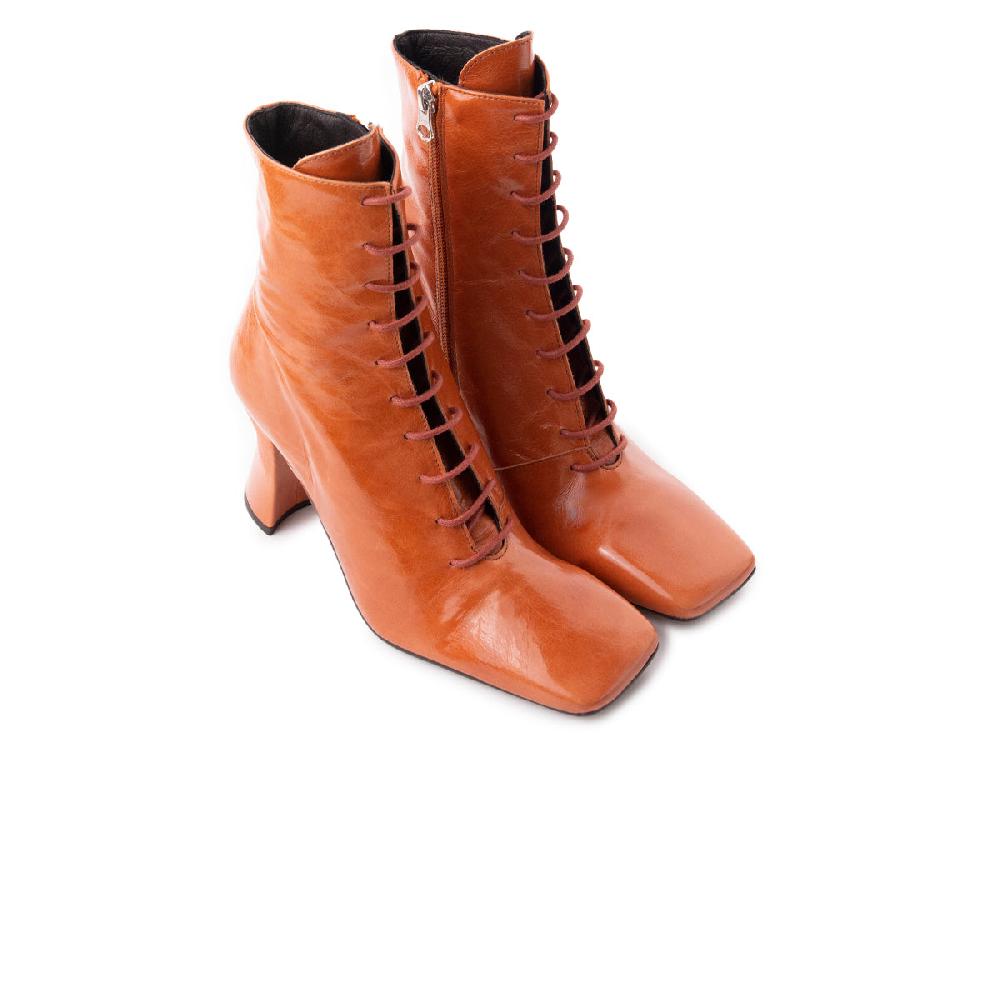 L'intervalle Lockwood Cuir Orange Brûlé Orange