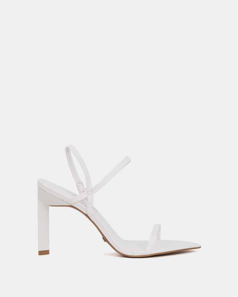 l'intervalle Lolas Blanc Cuir Blanc