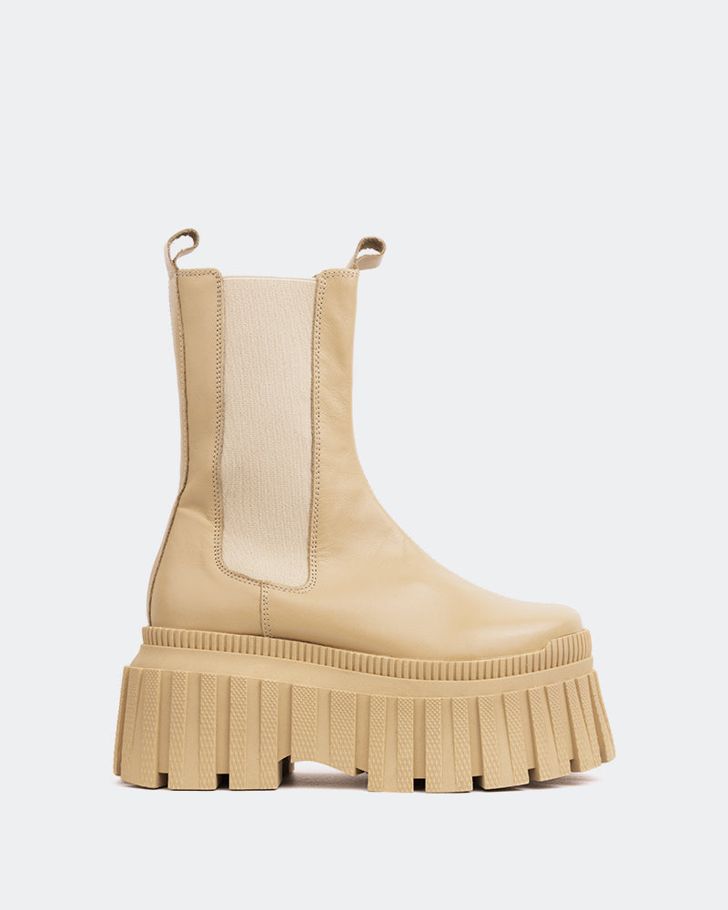 l'intervalle Lorana cuir crème Chameau