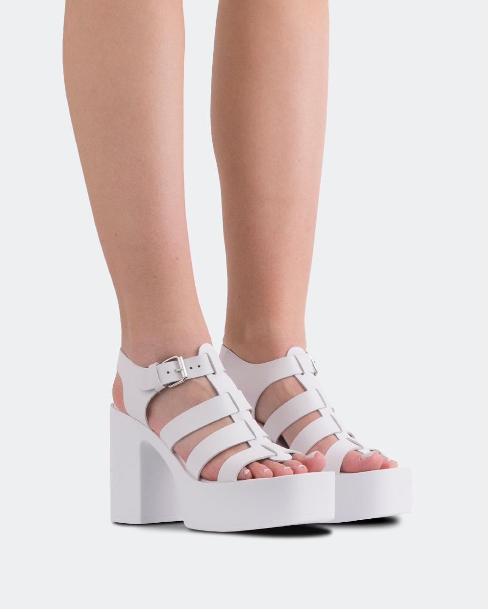 L'intervalle Loup Blanc Cuir Blanc