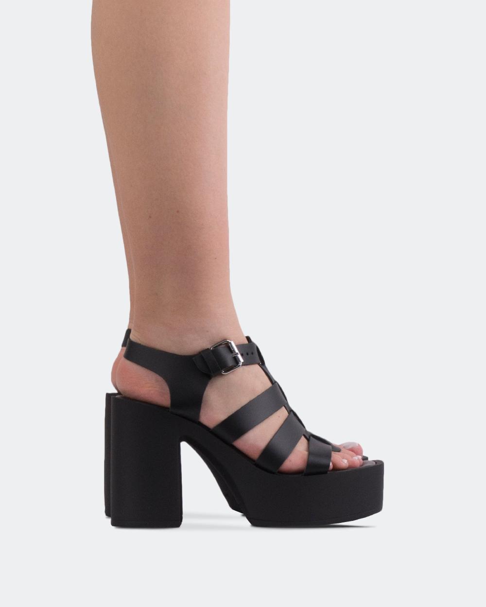 l'intervalle Loup Noir Cuir Noir