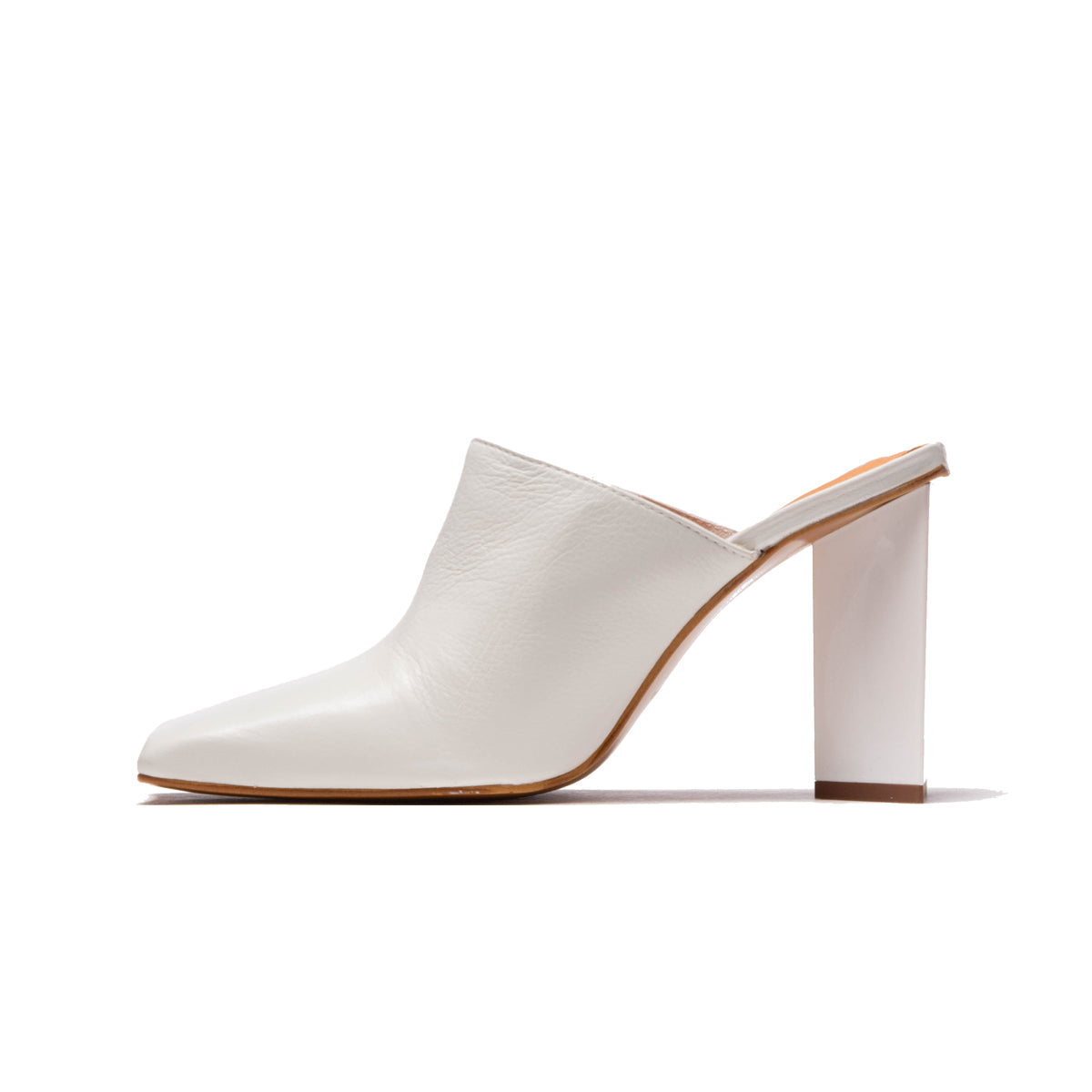 L'intervalle Loutro Blanc Cuir Blanc