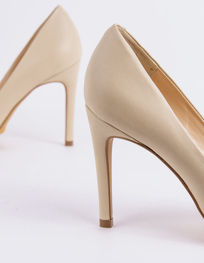 L'intervalle Love Blanc Cassé Cuir Blanc