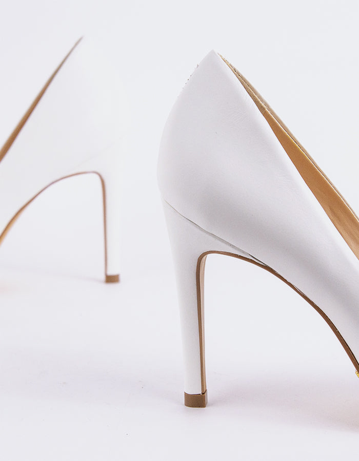 L'intervalle Love Cuir Blanc Blanc