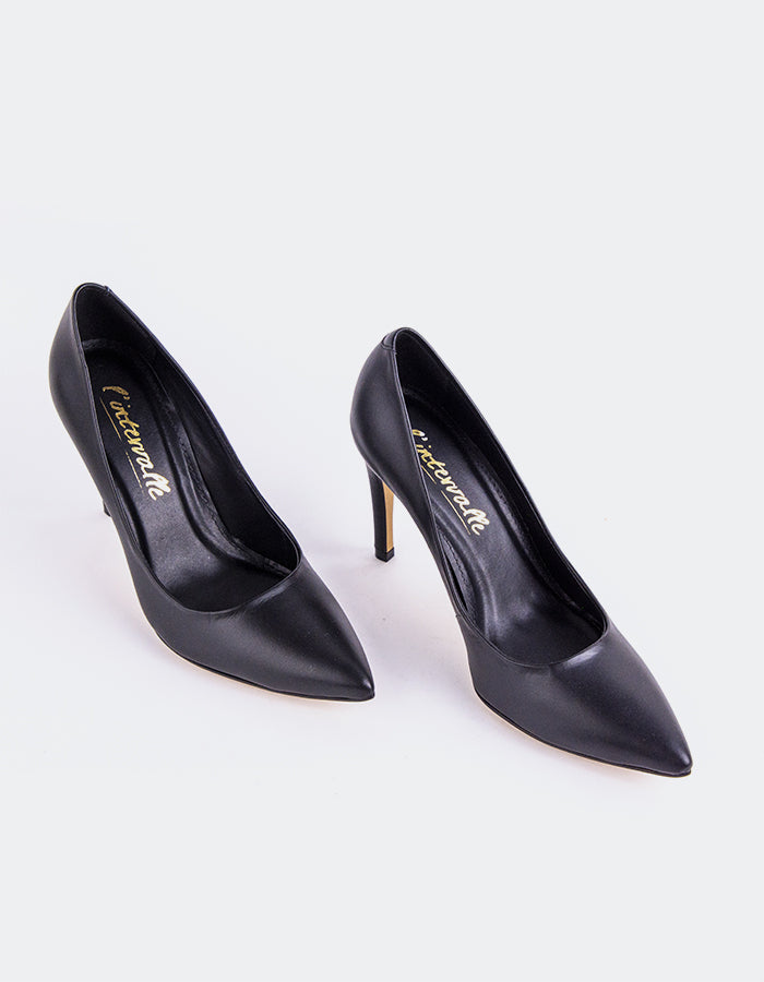 L'intervalle Love Noir Cuir Noir