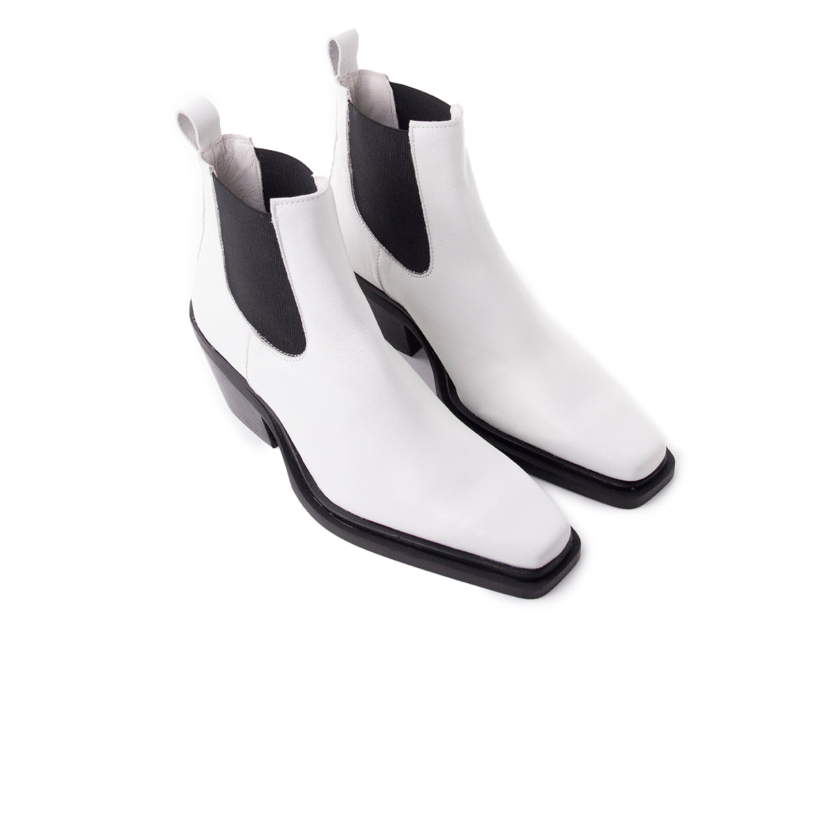 L'intervalle Lyndale Blanc Cuir Blanc