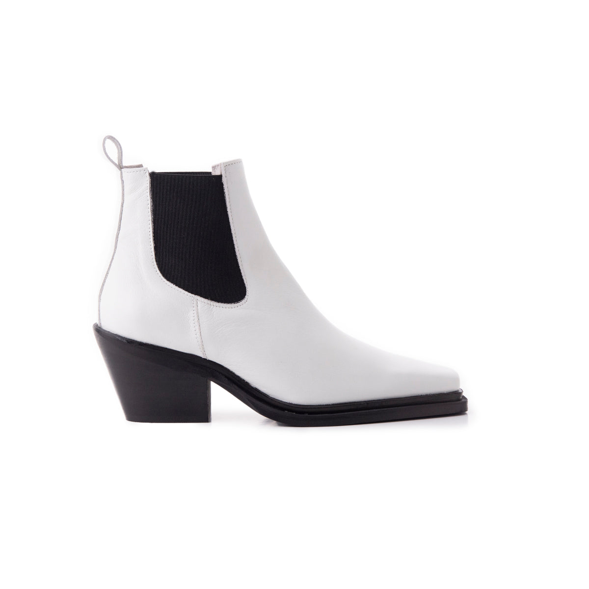 l'intervalle Lyndale Blanc Cuir Blanc