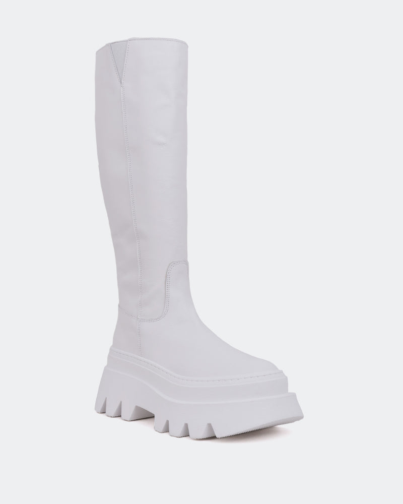 L'intervalle Mahone Blanc Cuir Blanc