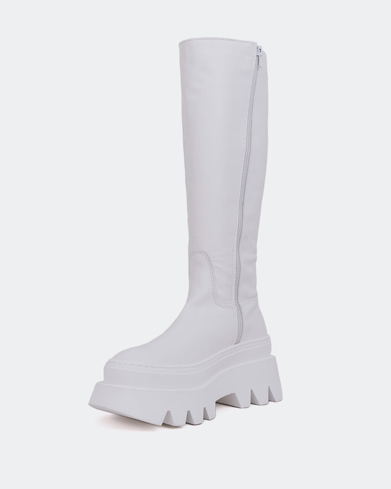 L'intervalle Mahone Blanc Cuir Blanc