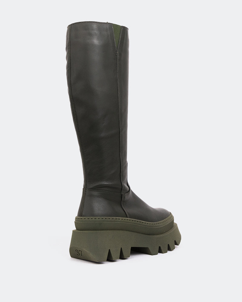 L'intervalle Mahone Vert Cuir Vert