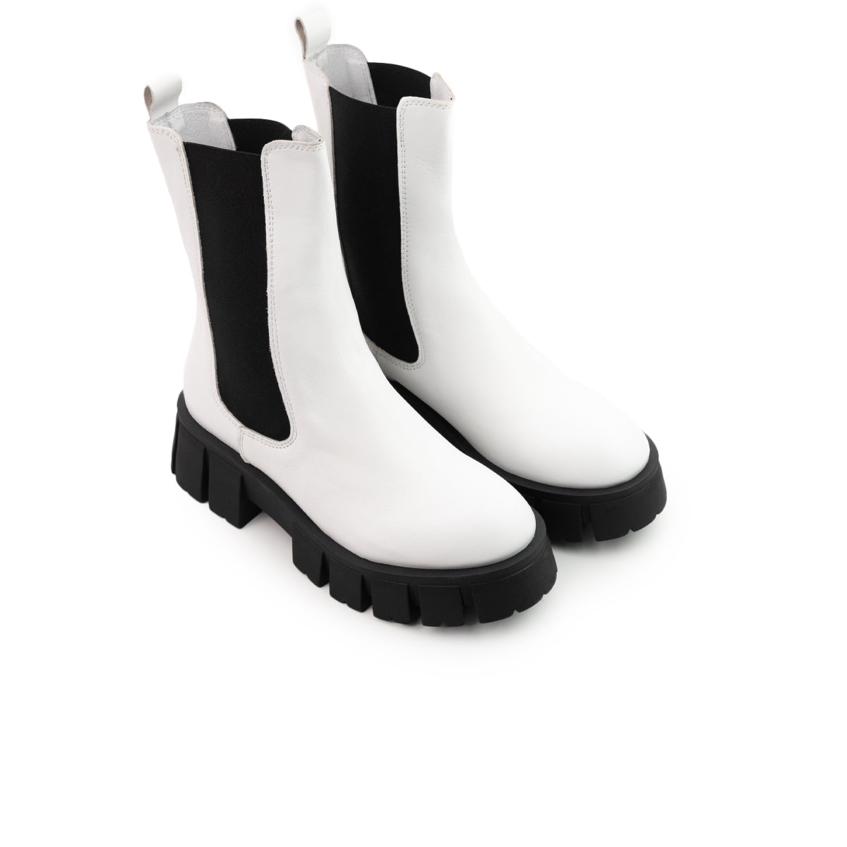 L'intervalle Makati Blanc Cuir Blanc