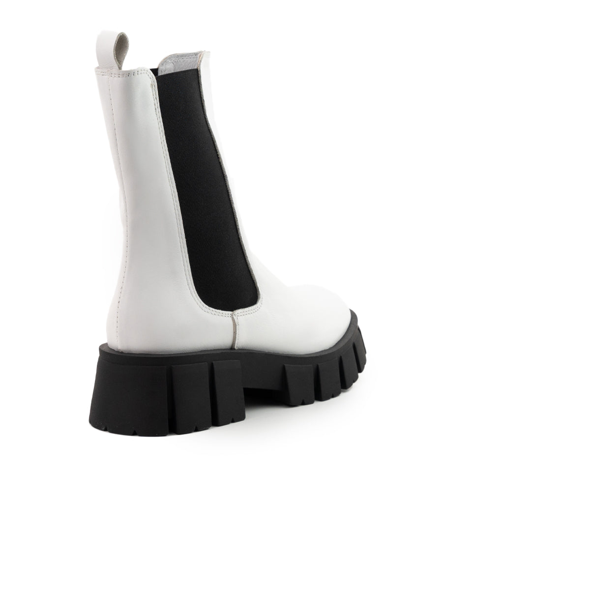 L'intervalle Makati Blanc Cuir Blanc