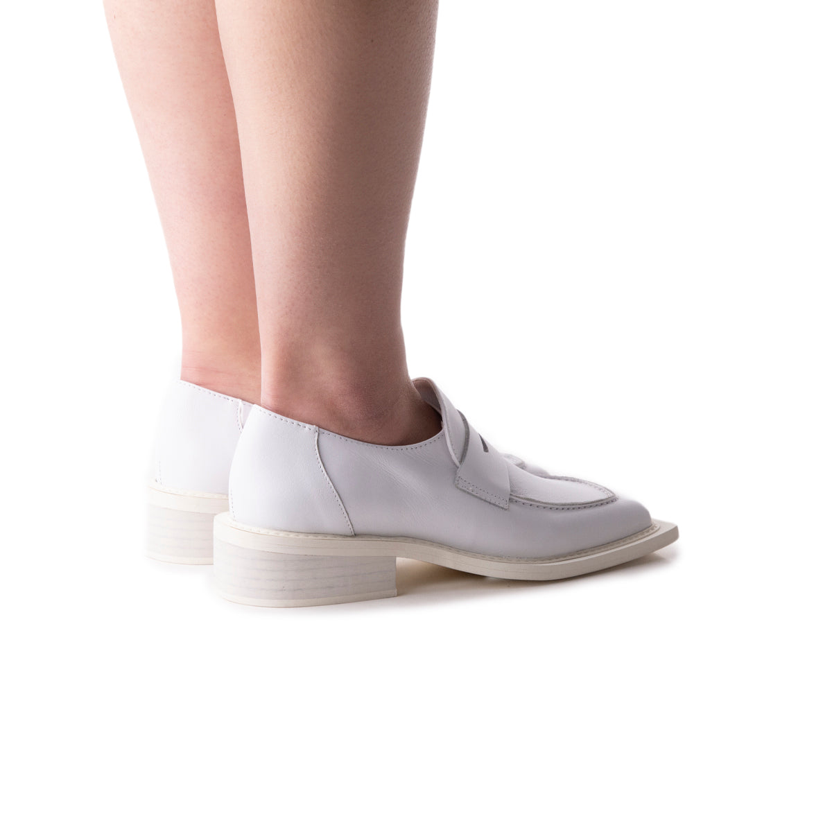 L'intervalle Malaya Blanc Cuir Blanc