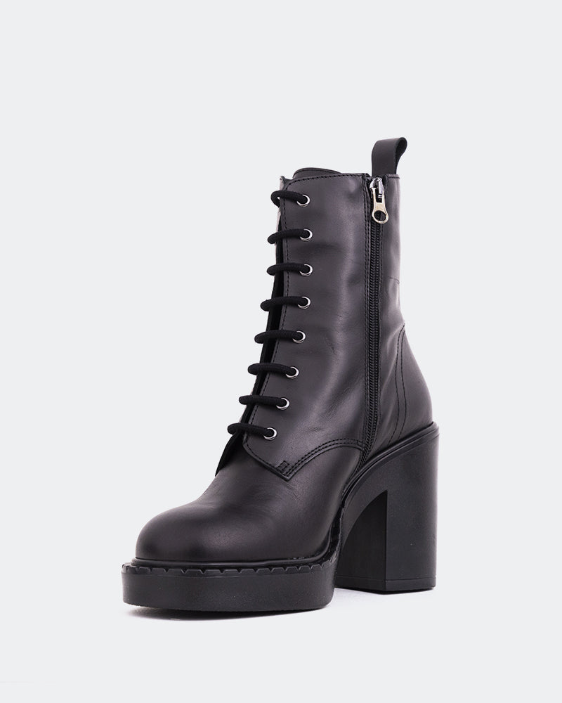 L'intervalle Maldon Noir Cuir Noir