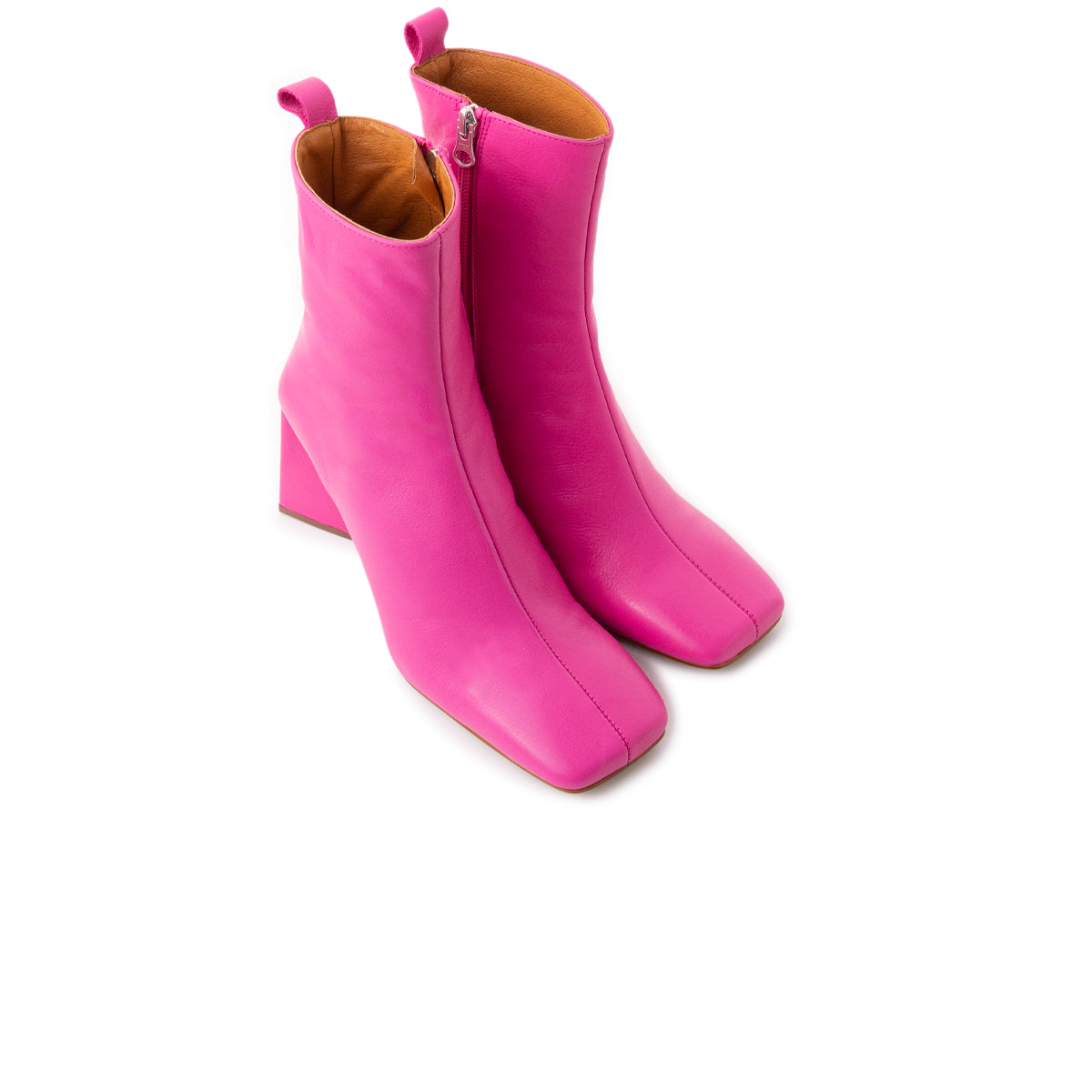 L'intervalle Mannedorf Cuir Fuschia Rose