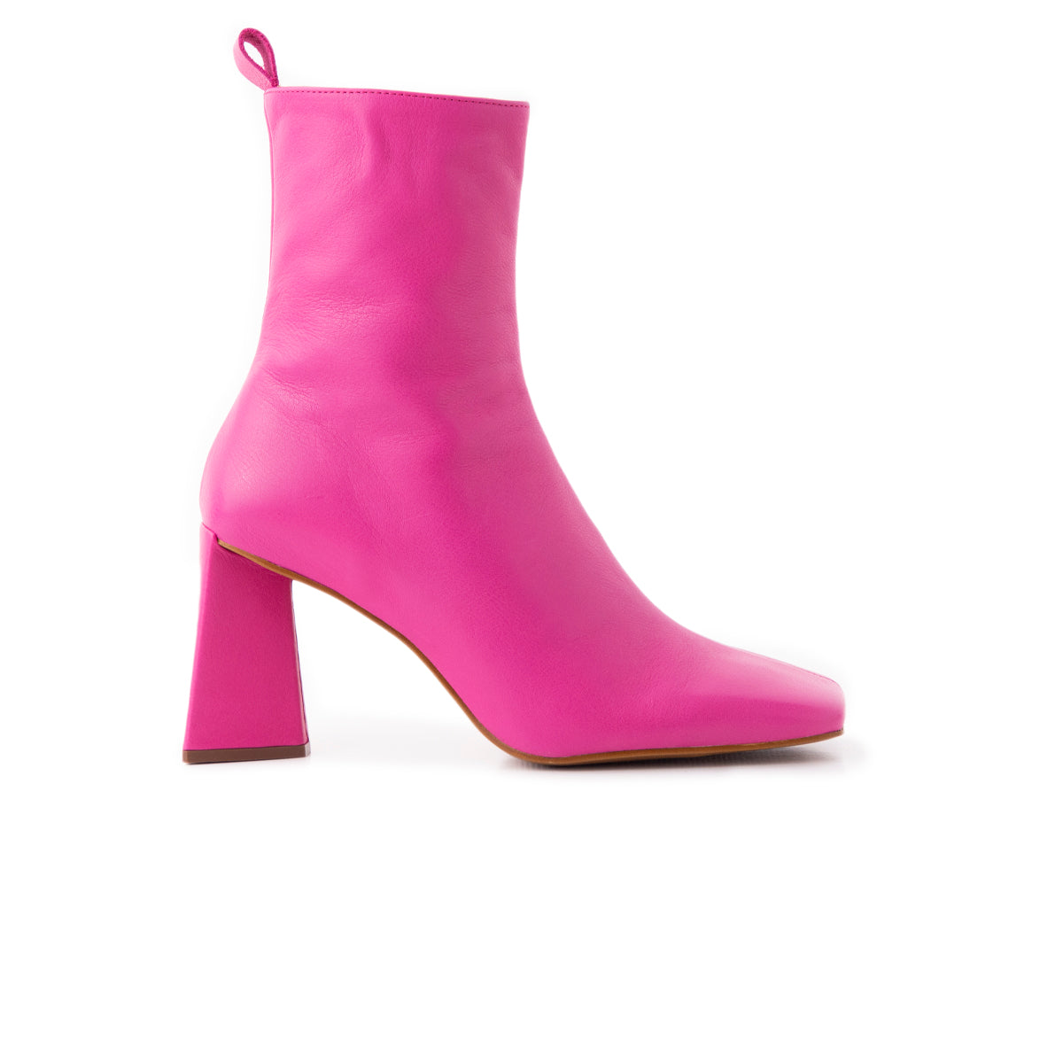 l'intervalle Mannedorf Cuir Fuschia Rose