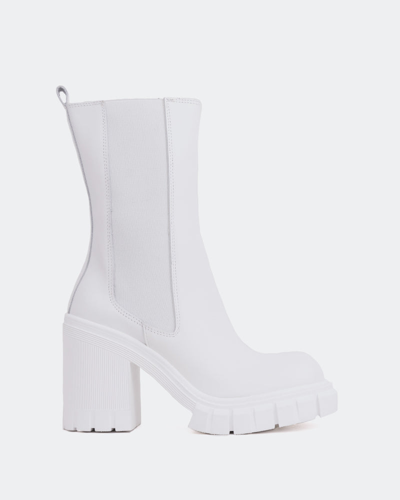 l'intervalle Maple Blanc Cuir Blanc