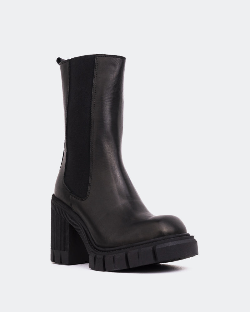 L'intervalle Maple Noir Cuir Noir