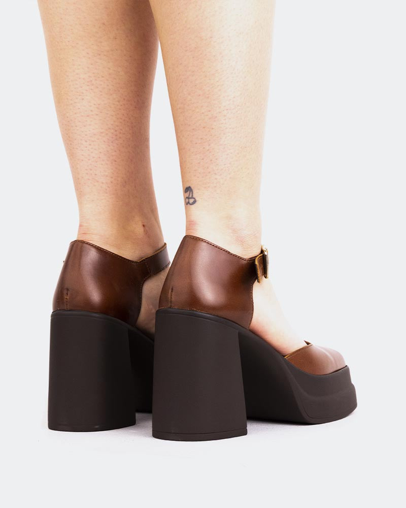 L'intervalle Marconi Brun Cuir Brun