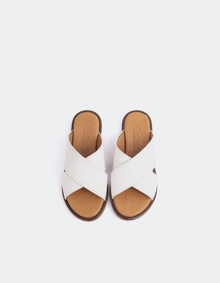 L'intervalle Marigny Ice Leather Blanc