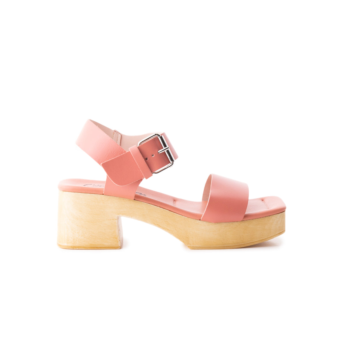 l'intervalle Marion Rose Cuir Rose