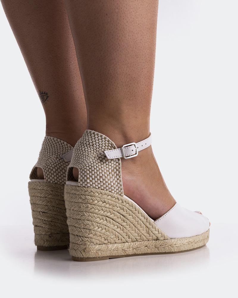 L'intervalle Marzia Blanc Cuir Blanc