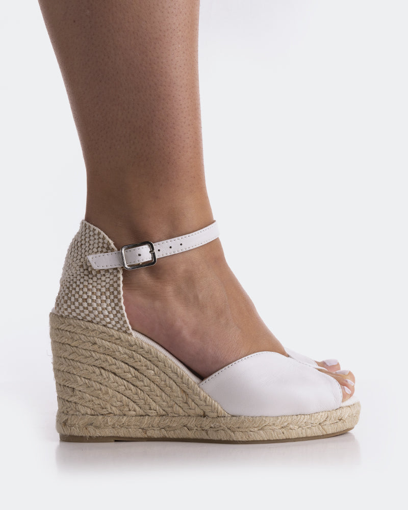 l'intervalle Marzia Blanc Cuir Blanc
