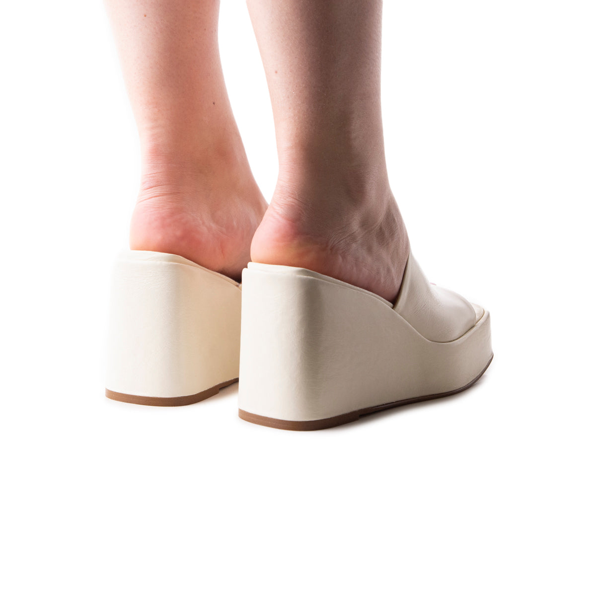 L'intervalle Matamoros Blanc Cassé Cuir Blanc