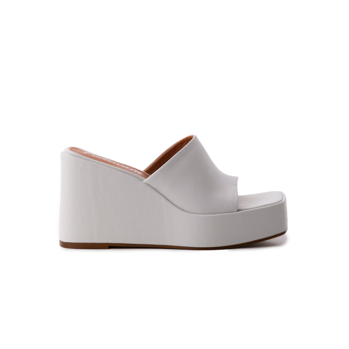 l'intervalle Matamoros Blanc Cuir Blanc