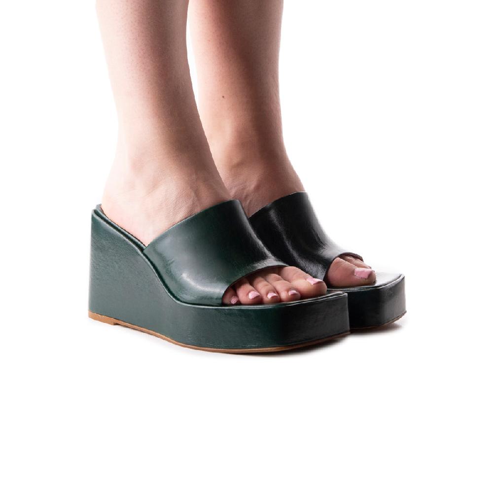 L'intervalle Matamoros Vert Cuir Vert