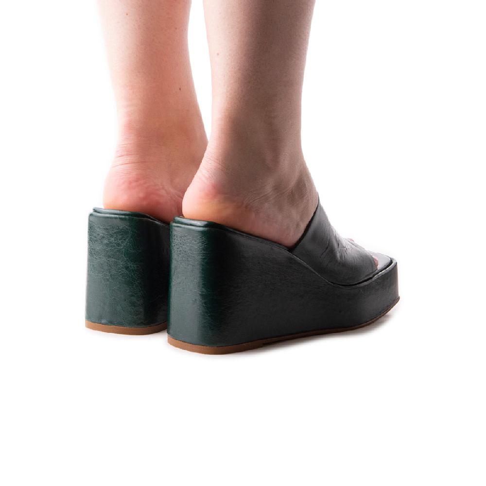 L'intervalle Matamoros Vert Cuir Vert