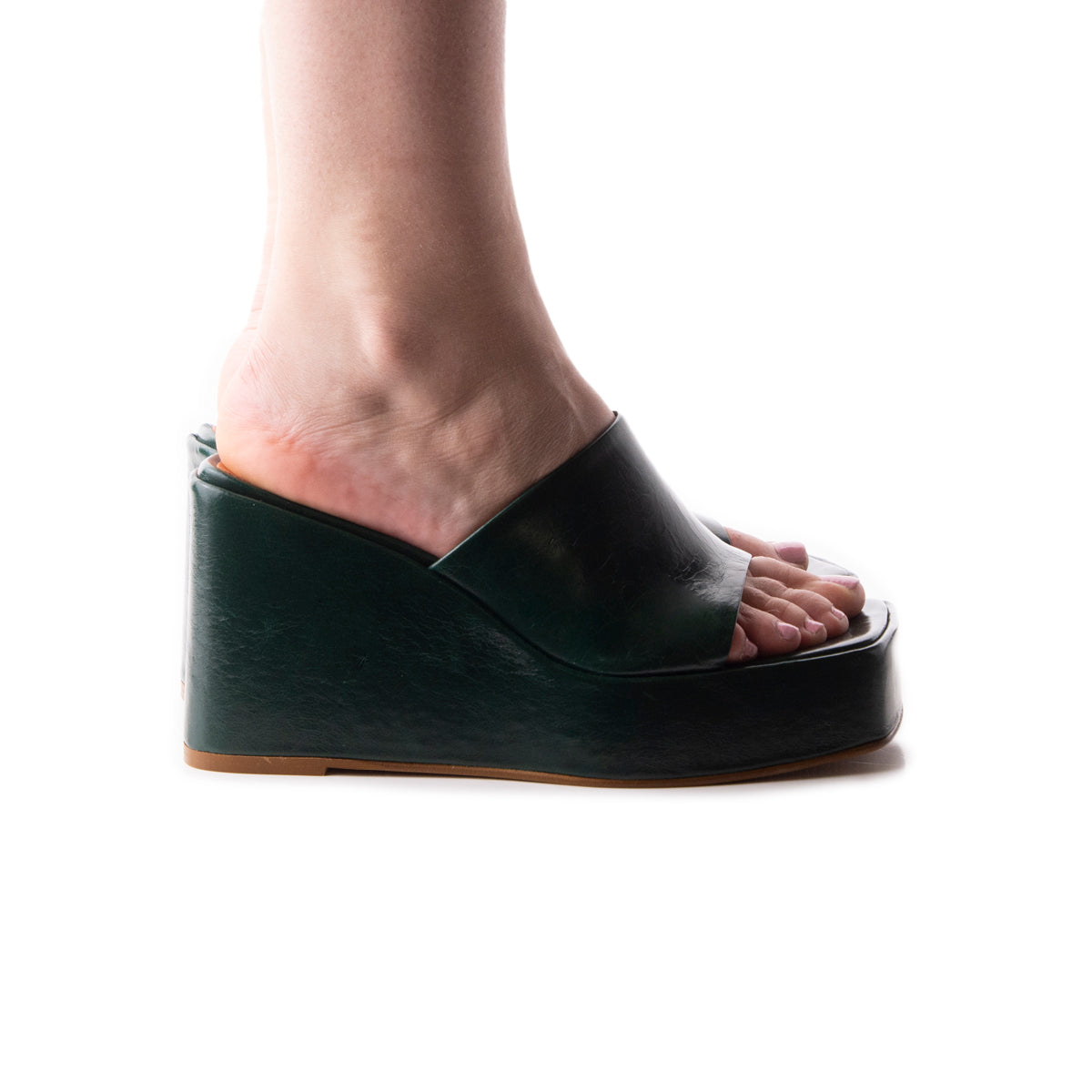 L'intervalle Matamoros Vert Cuir Vert