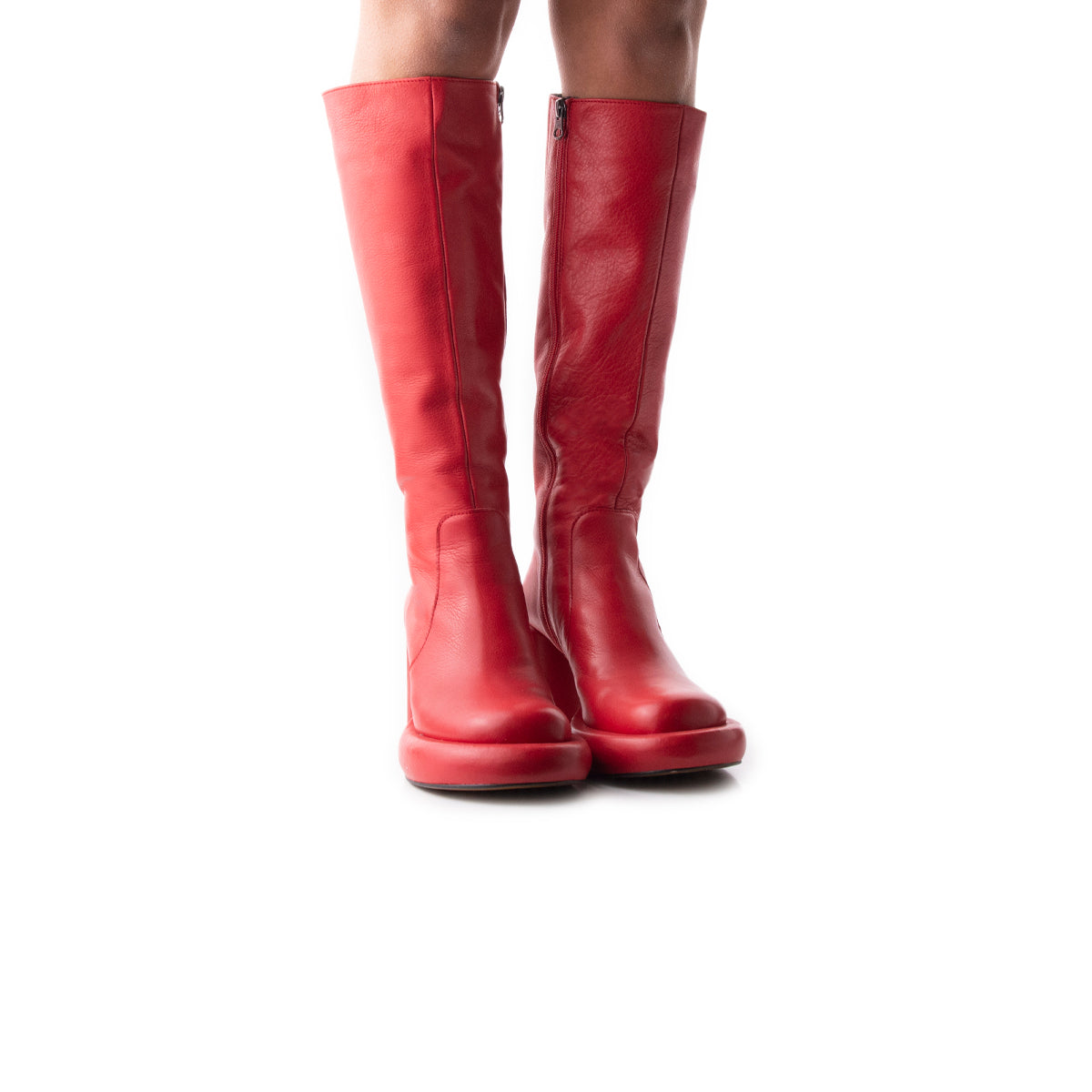 L'intervalle Maverik Rouge Cuir Rouge