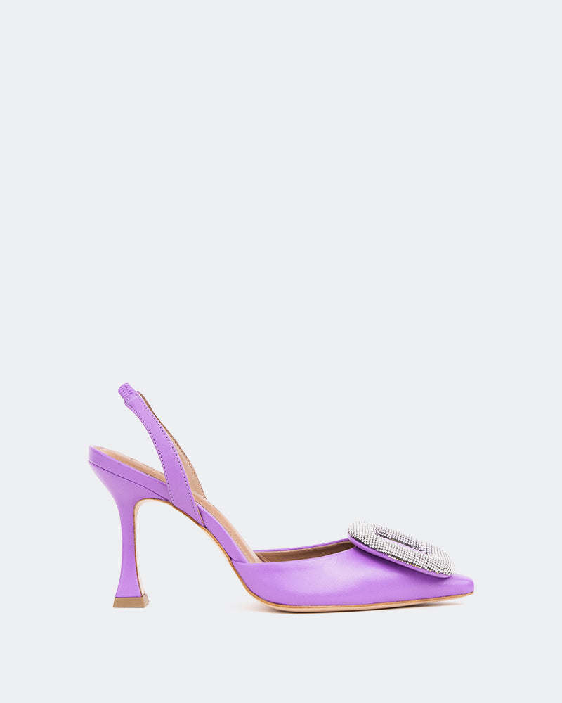 l'intervalle Mayta Mauve Cuir Mauve