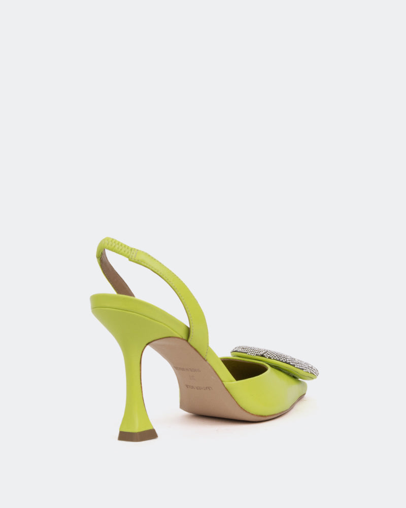 L'intervalle Mayta Vert Cuir Vert