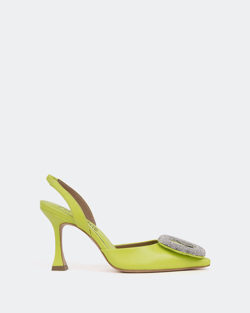 L'intervalle Mayta Vert Cuir Vert