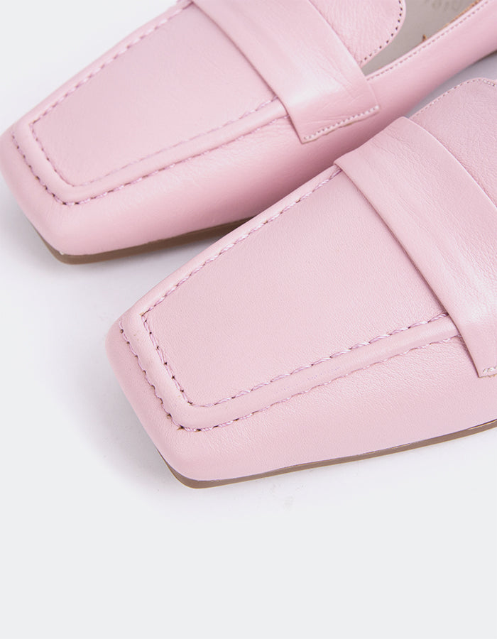 L'intervalle Medici Rose Cuir Rose