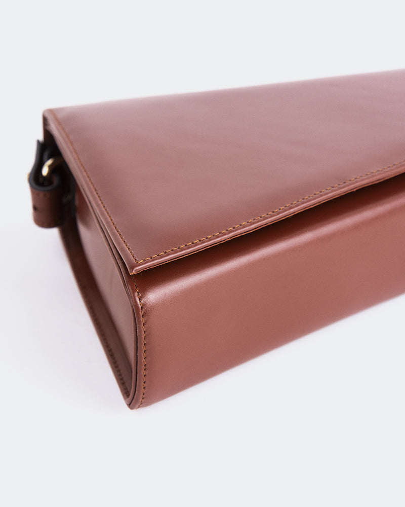 L'intervalle Meeka Cuir Cognac Brun